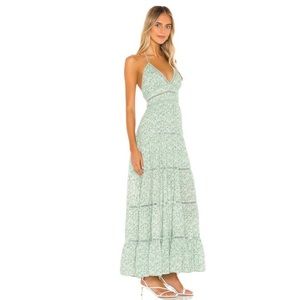 Tularosa Helen Dress in Mint Ditsy Flora size M